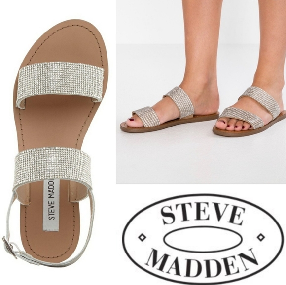 Steve Madden Shoes - Sassy Steve Madden Rhinestone Sandals